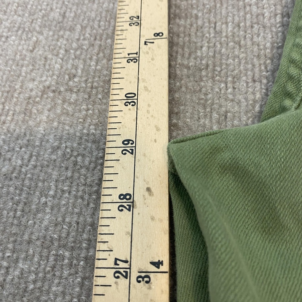 Judy Blue Pants Womens 9/29 Green Garment Dyed Relaxed Chino Stretch - Picture 10 of 12